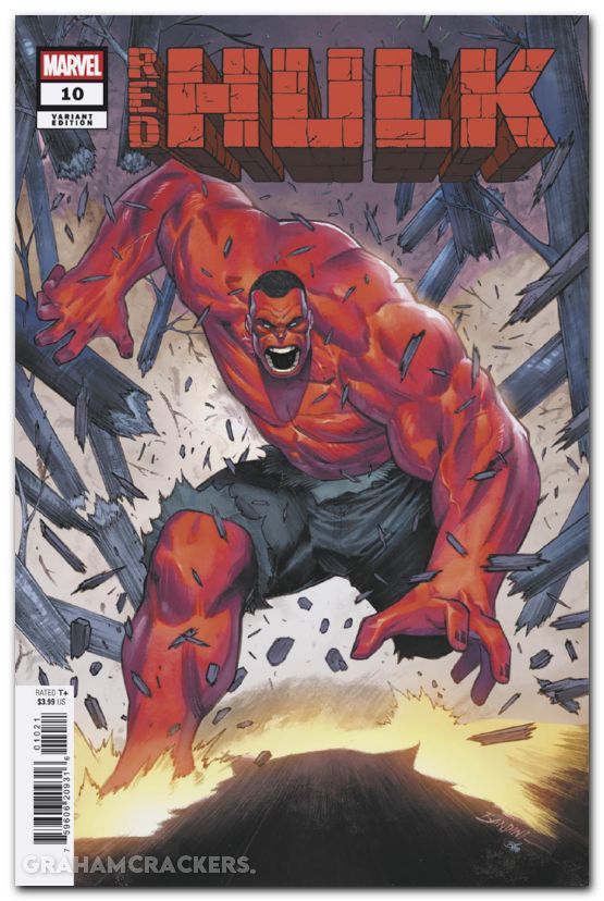 Red Hulk #10 (2025) bandini variant