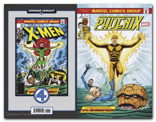 Phoenix #7 (2024) howell fantastic four homage variant