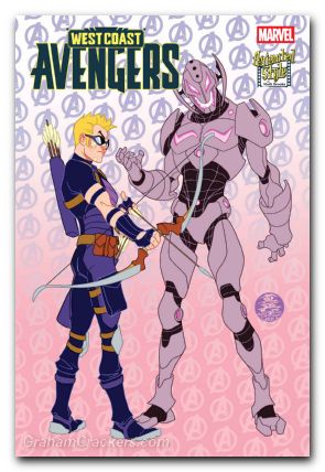 West Coast Avengers #4 (2024) brooks animated style variant