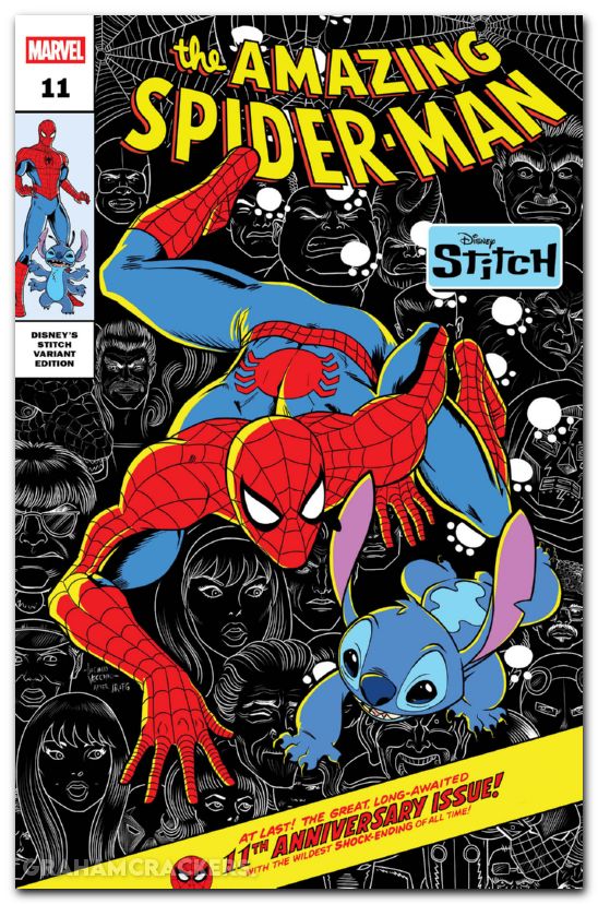 Amazing Spider-Man #11 (2025) vecchio disney stitch variant