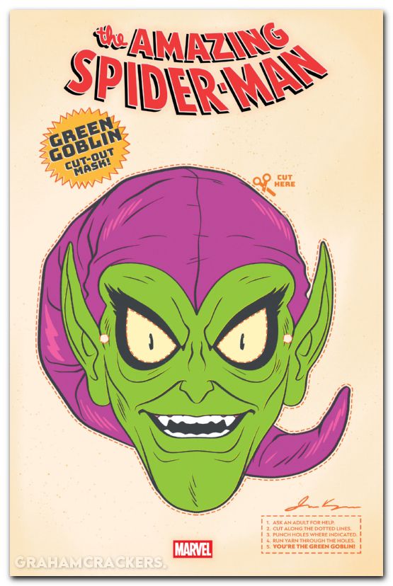 Amazing Spider-Man #12 (2025) retro halloween mask variant