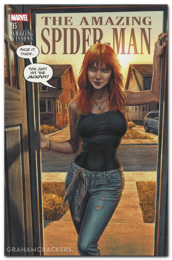 Amazing Spider-Man #15 (2025) bermejo amazing visions variant