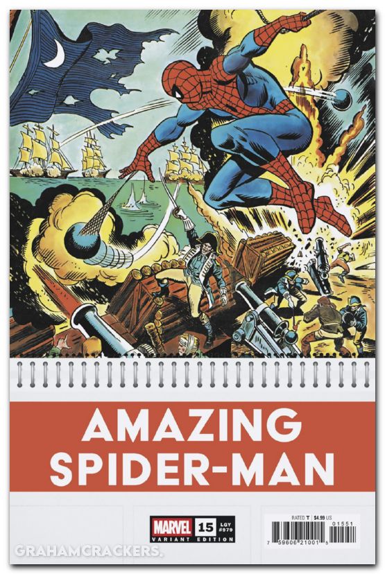 Amazing Spider-Man #15 (2025) andru bicentennial calendar hidden gem variant
