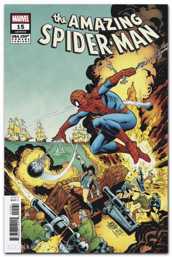 Amazing Spider-Man #15 (2025) camuncoli 250th homage variant