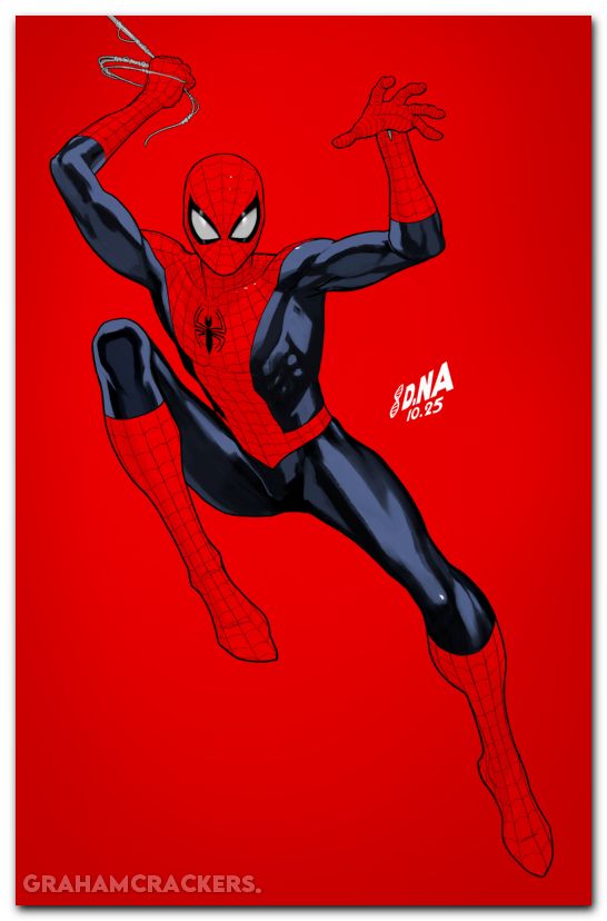 Amazing Spider-Man #21 (2025) nakayama color block red virgin variant