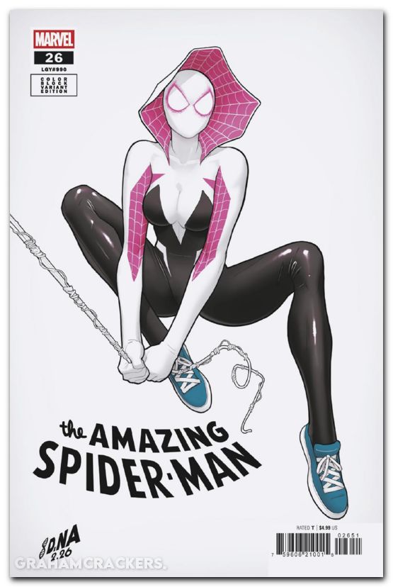 Amazing Spider-Man #26 (2025) nakayama color block white variant