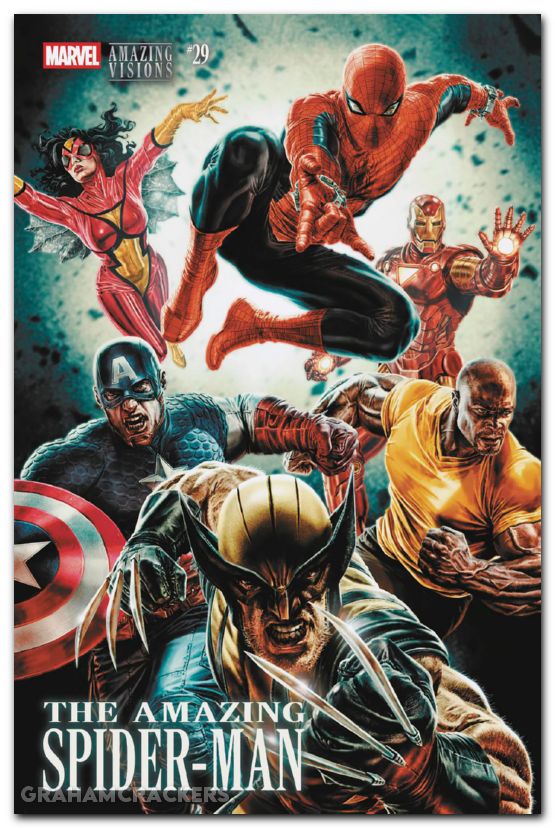 Amazing Spider-Man #29 (2025) bermejo amazing visions variant