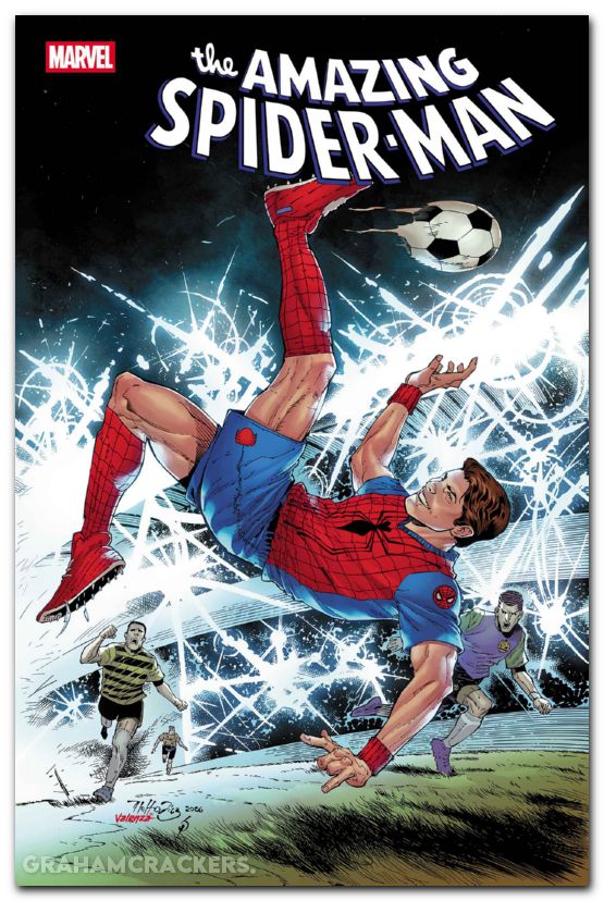 Amazing Spider-Man #30 (2025) diaz marvel soccer variant