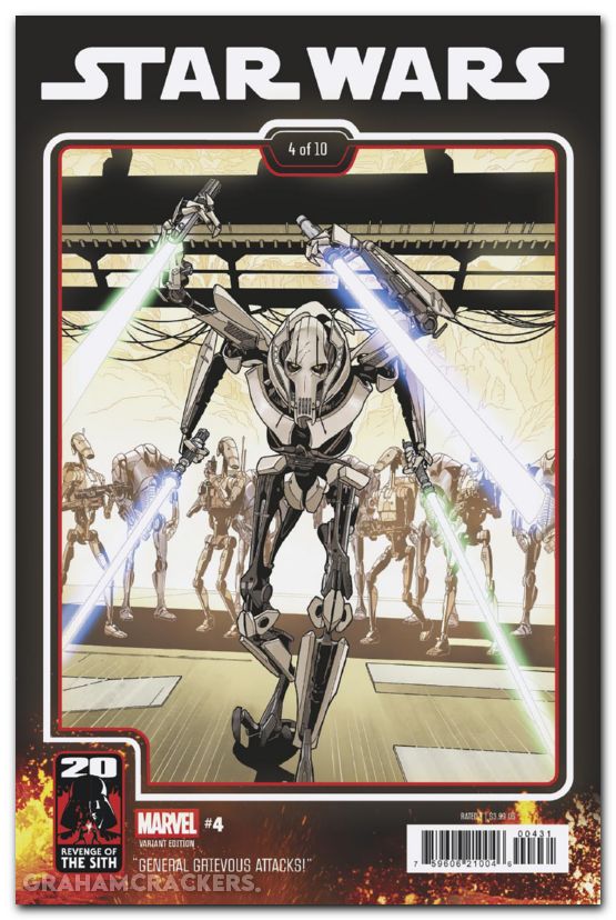 Star Wars #4 (2025) sprouse revenge of the sith 20th anniversary variant