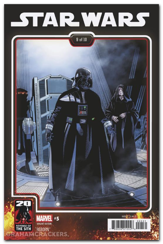 Star Wars #5 (2025) sprouse revenge of the sith 20th anniversary variant