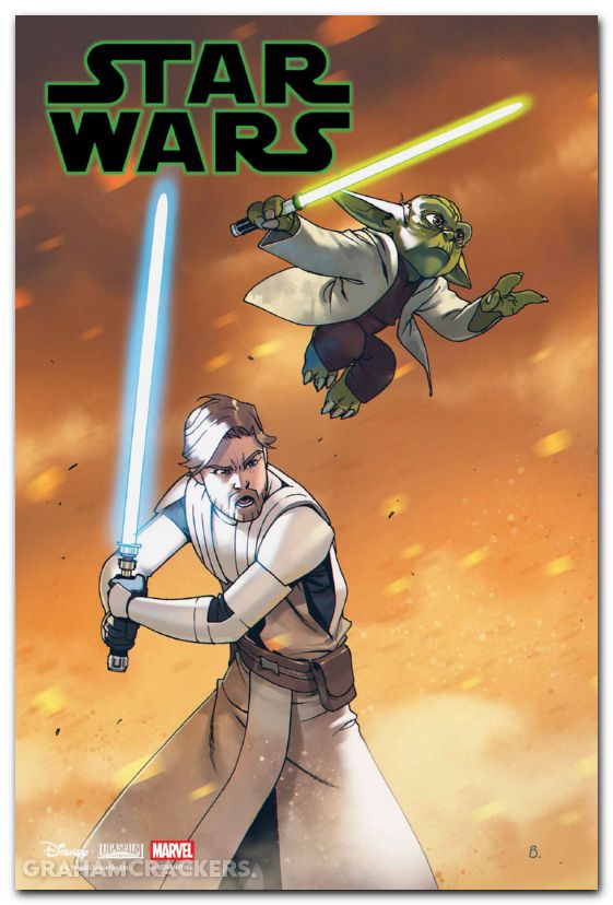 Star Wars #7 (2025) bengal yoda and obi-wan jedi knights variant