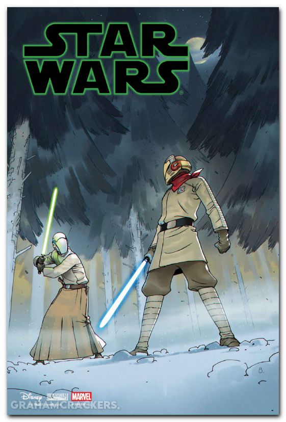 Star Wars #8 (2025) bengal luke skywalker and leia organa jedi knights variant