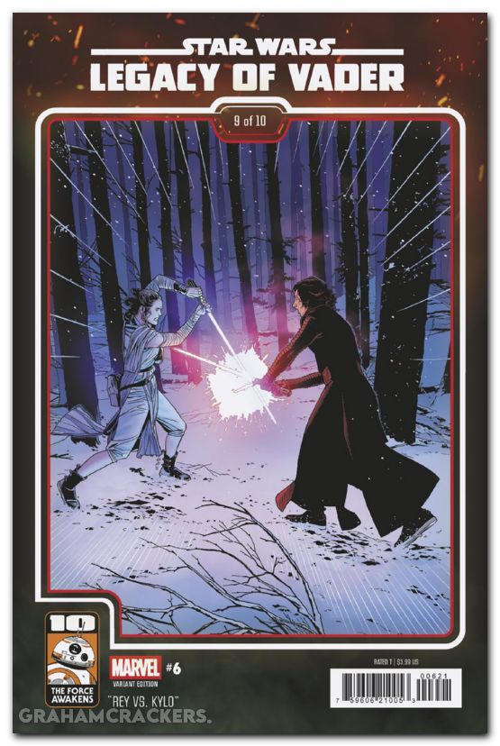 Star Wars Legacy Of Vader #6 (2025) sprouse force awakens 10th anniversary variant