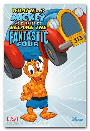 What If Mickey And Friends Became The Fantastic Four #1 (2025) noto donald duck the thing variant