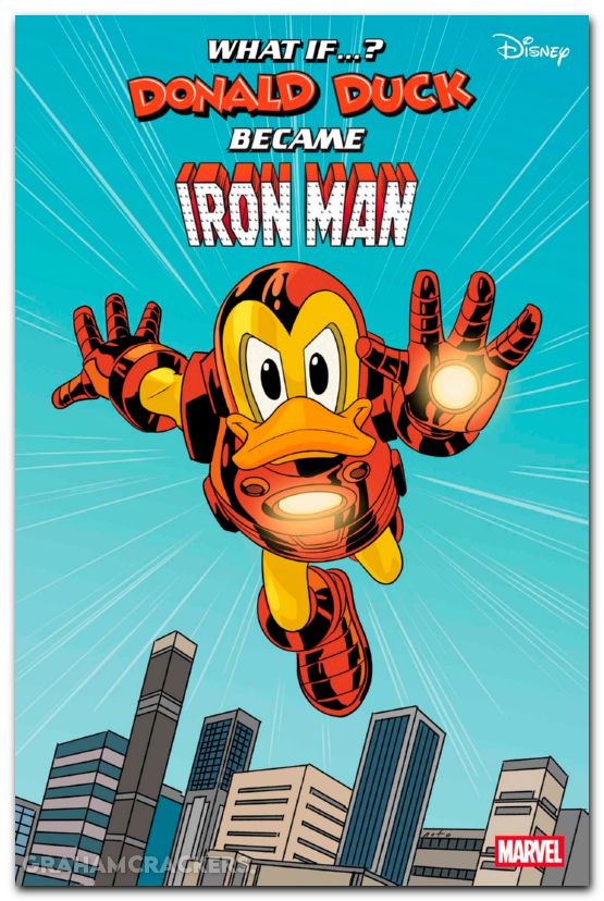 What If Donald Duck Became Iron Man #1 (2025) noto goofy iron man variant
