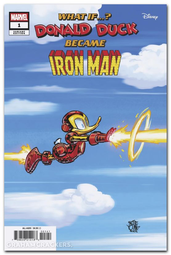 What If Donald Duck Became Iron Man #1 (2025) young variant