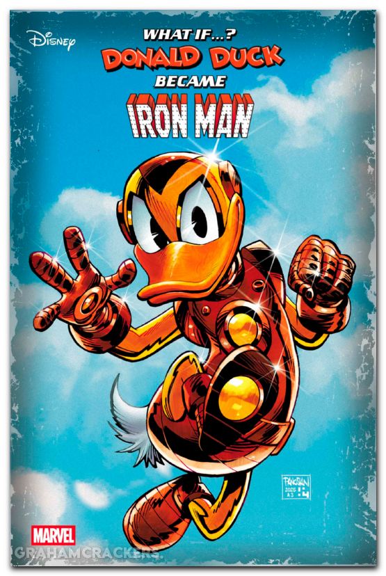 What If Donald Duck Became Iron Man #1 (2025) panosian variant