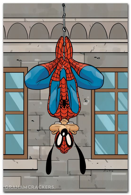What If Goofy Became Spider-Man #1 (2025) noto goofy spider-man virgin variant