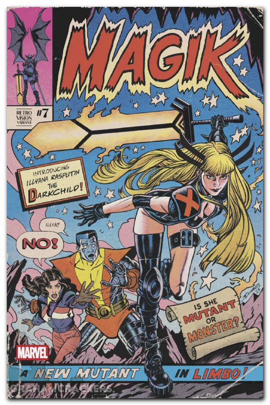 Magik #7 (2025) quinones retrovision variant