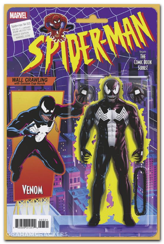 Spider-Man 94 #3 (2025) christopher action figure variant