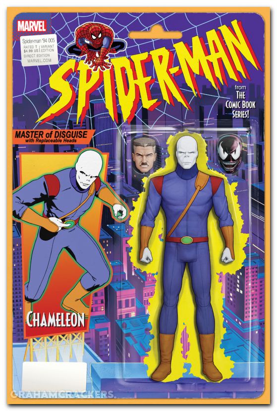 Spider-Man 94 #5 (2025) christopher action figure variant