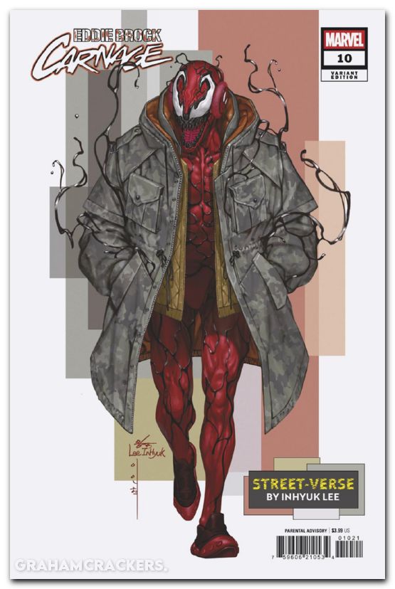 Eddie Brock Carnage #10 (2025) lee street-verse variant