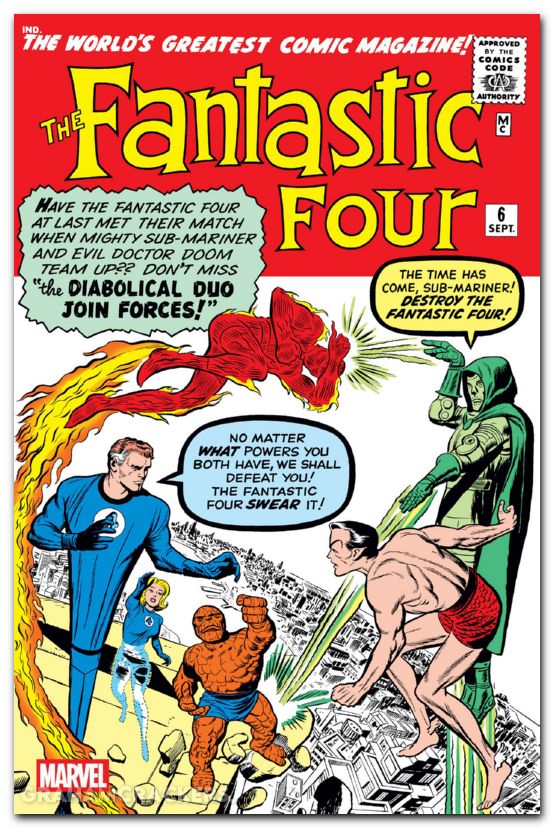 Fantastic Four #6 (1961) 2025 facsimile edition foil variant