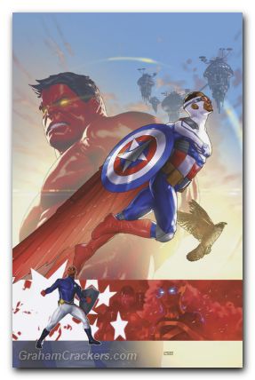 Sam Wilson Captain America #1 (2025) clarke virgin variant