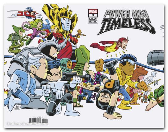 Power Man Timeless #3 (2025) giarrusso marvel universe connecting variant