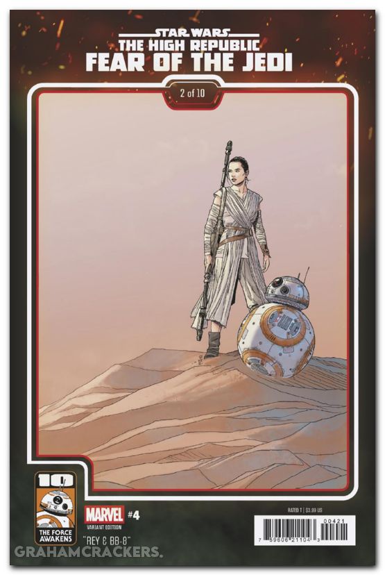 Star Wars The High Republic Fear Of The Jedi #4 (2025) sprouse force awakens 10th anniversary variant