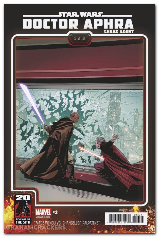 Star Wars Doctor Aphra Chaos Agent #3 (2025) sprouse revenge of the sith 20th anniversary variant