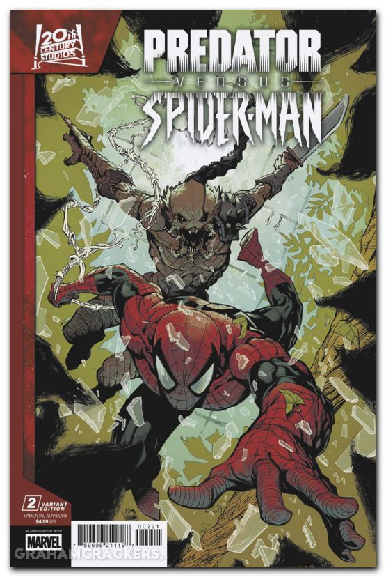 Predator Vs Spider-Man #2 (2025) stegman variant
