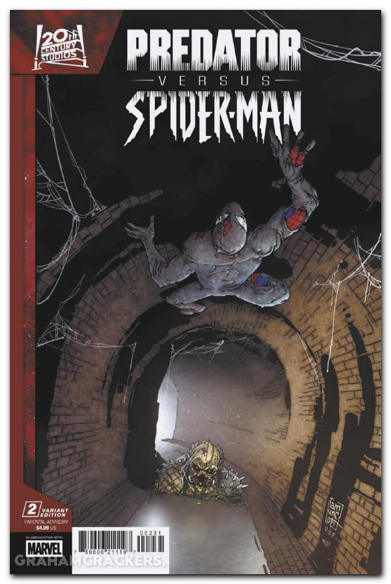 Predator Vs Spider-Man #2 (2025) camuncoli variant