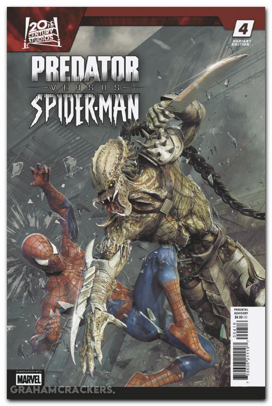 Predator Vs Spider-Man #4 (2025) barends variant
