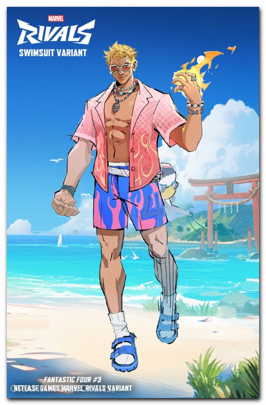 Fantastic Four #3 (2025) marvel rivals variant