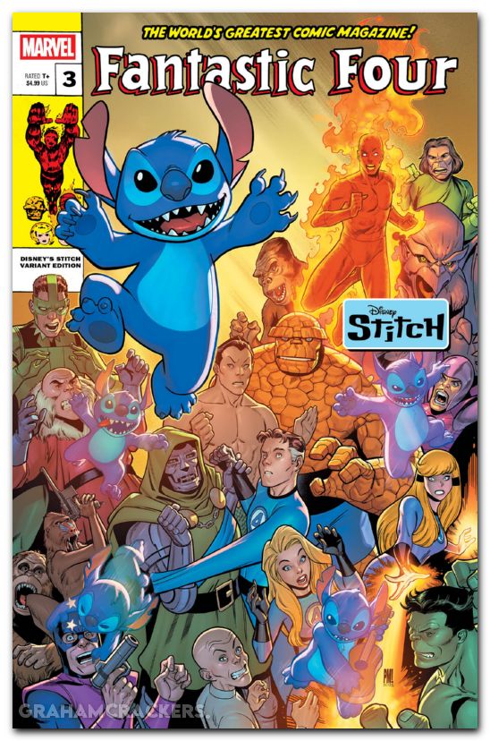 Fantastic Four #3 (2025) medina disney stitch variant