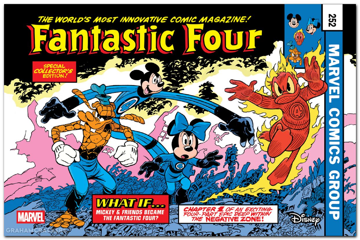 Fantastic Four #4 (2025) freccero disney what if fantastic four homage variant