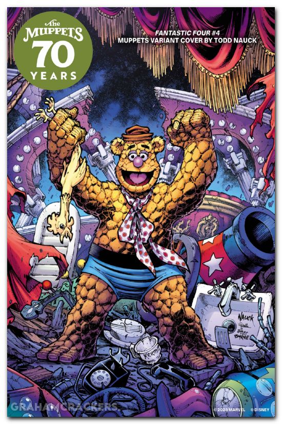 Fantastic Four #4 (2025) nauck muppets variant