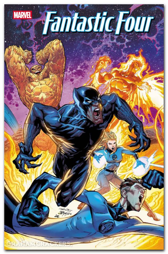 Fantastic Four #8 (2025) diaz black panther variant