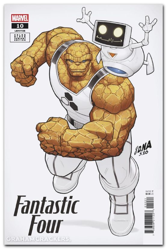 Fantastic Four #10 (2025) nakayama color block white variant