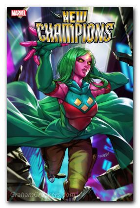 New Champions #3 (2025) chew viv vision variant