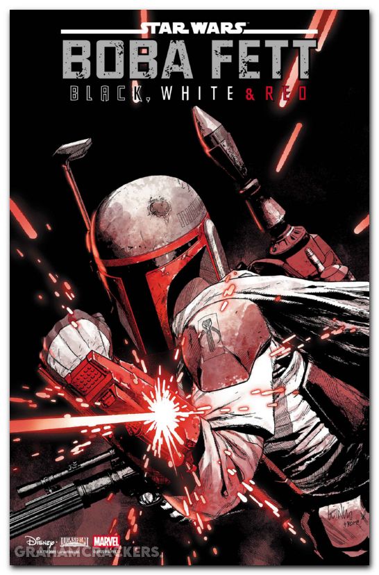 Star Wars Boba Fett Black White And Red #1 (2025) yu variant