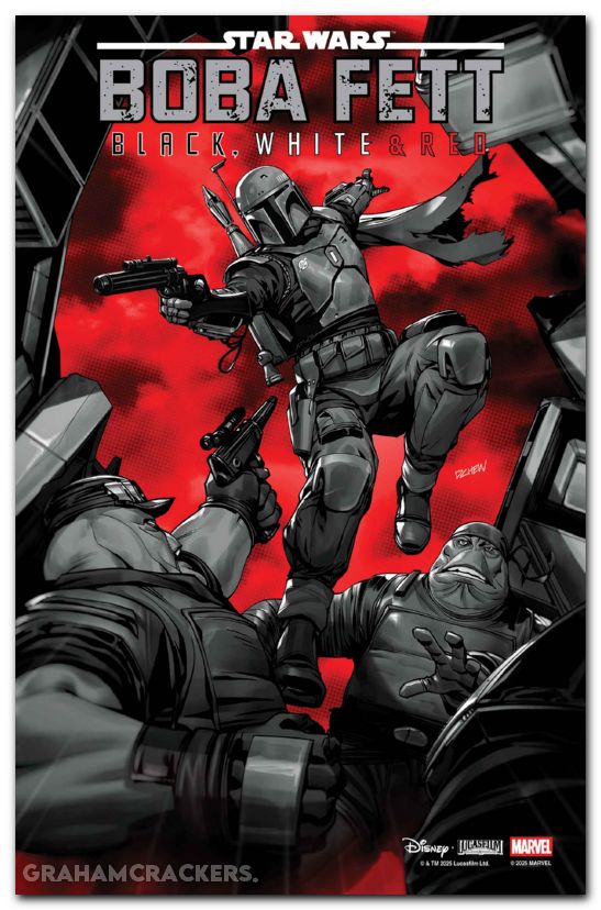 Star Wars Boba Fett Black White And Red #2 (2025)