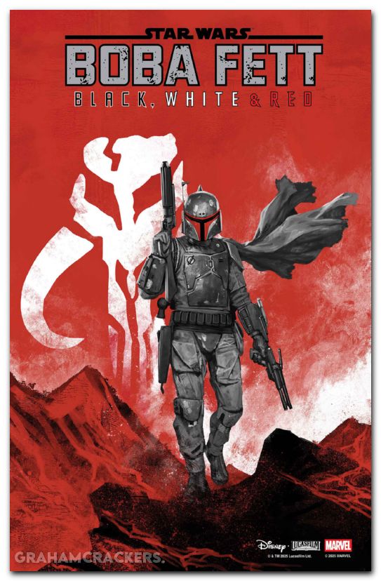 Star Wars Boba Fett Black White And Red #2 (2025) skan variant