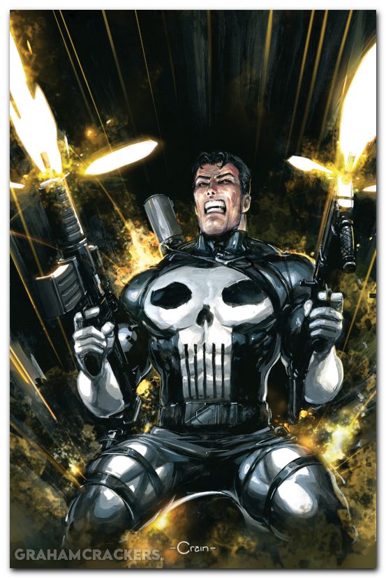 Punisher Red Band #5 (2025) crain virgin variant
