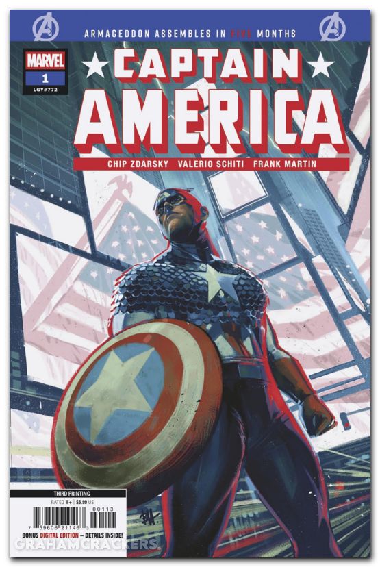 Captain America #1 (2025) third print