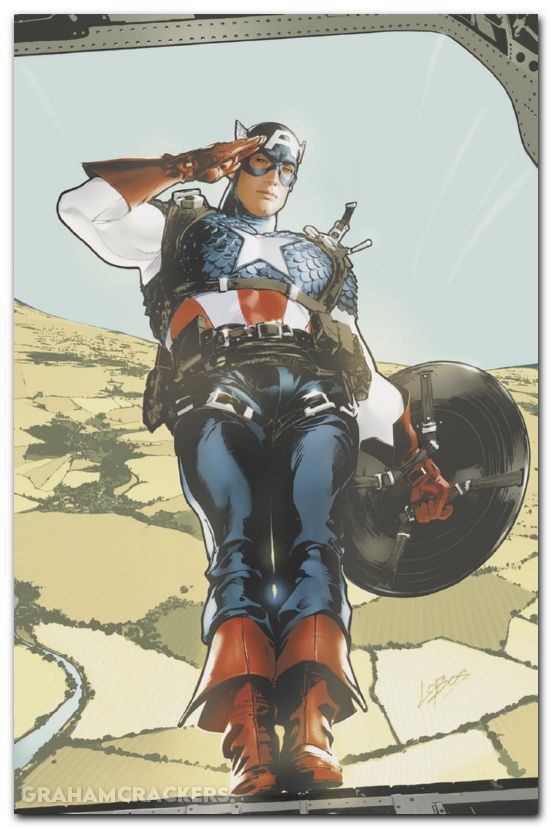 Captain America #1 (2025) villalobos virgin variant