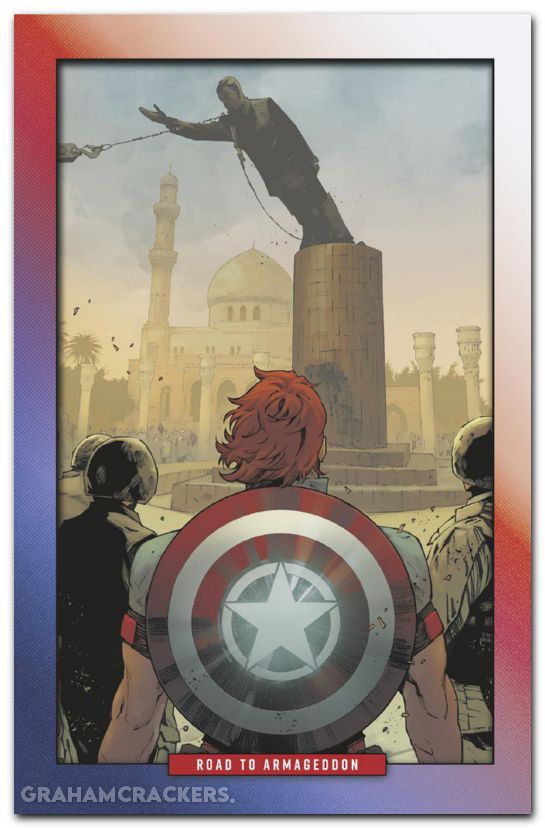 Captain America #1 (2025) third print schiti virgin variant