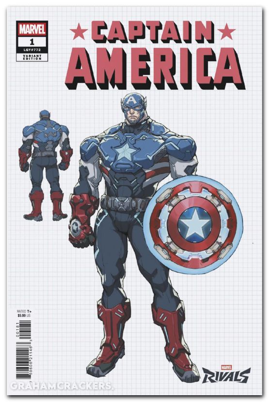Captain America #1 (2025) marvel rivals variant