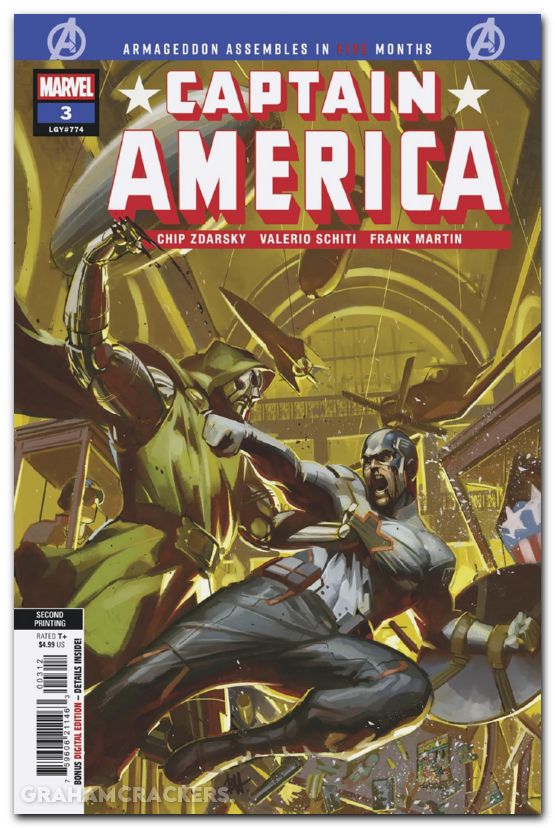 Captain America #3 (2025) second print